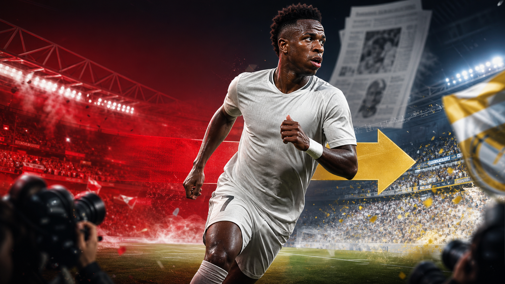 Arsenal Launch Surprise Move for Real Madrid Star Vinícius Júnior