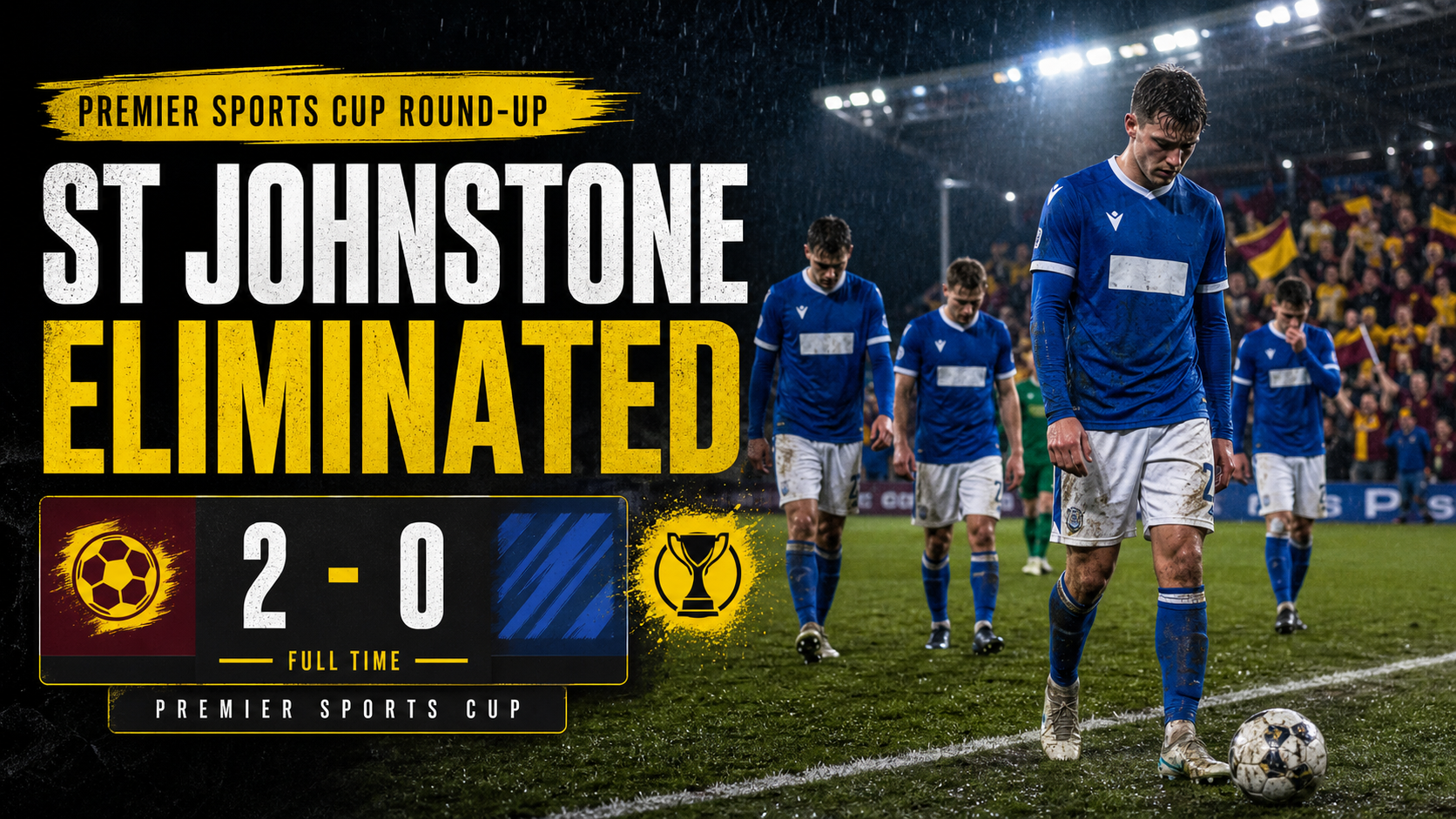 Premier Sports Cup Round-Up: St Johnstone Eliminated