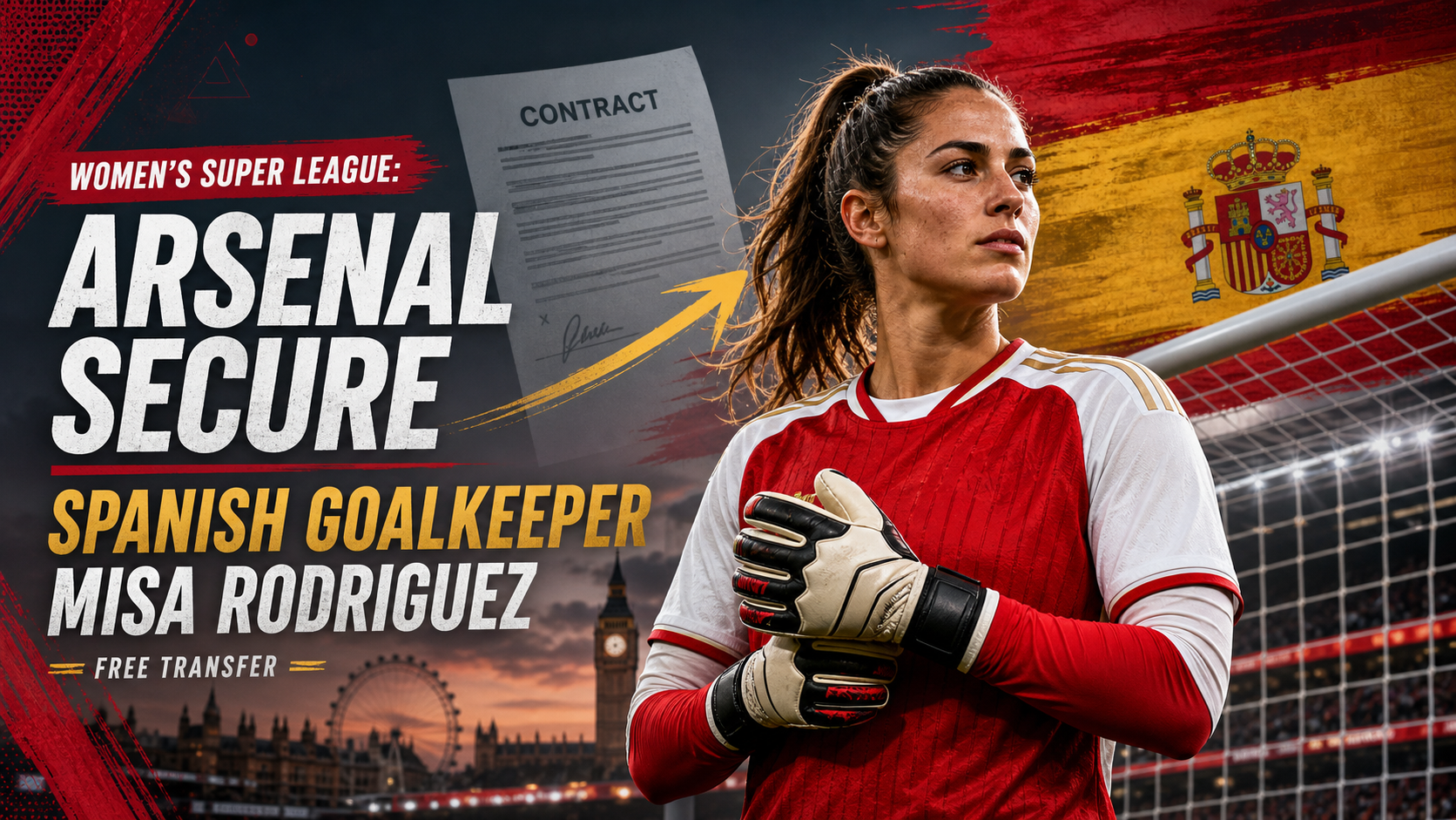 Women's Super League: Arsenal Secure Spanish Goalkeeper Misa Rodriguez on a Free Transfer