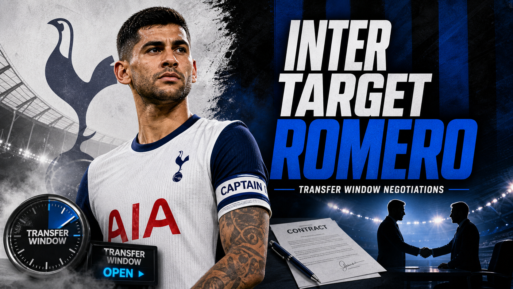 Inter open negotiations with Tottenham to sign captain Cristian Romero | Transfer window
