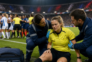 French Woman Referee Hurt in Friendly Match Brawl