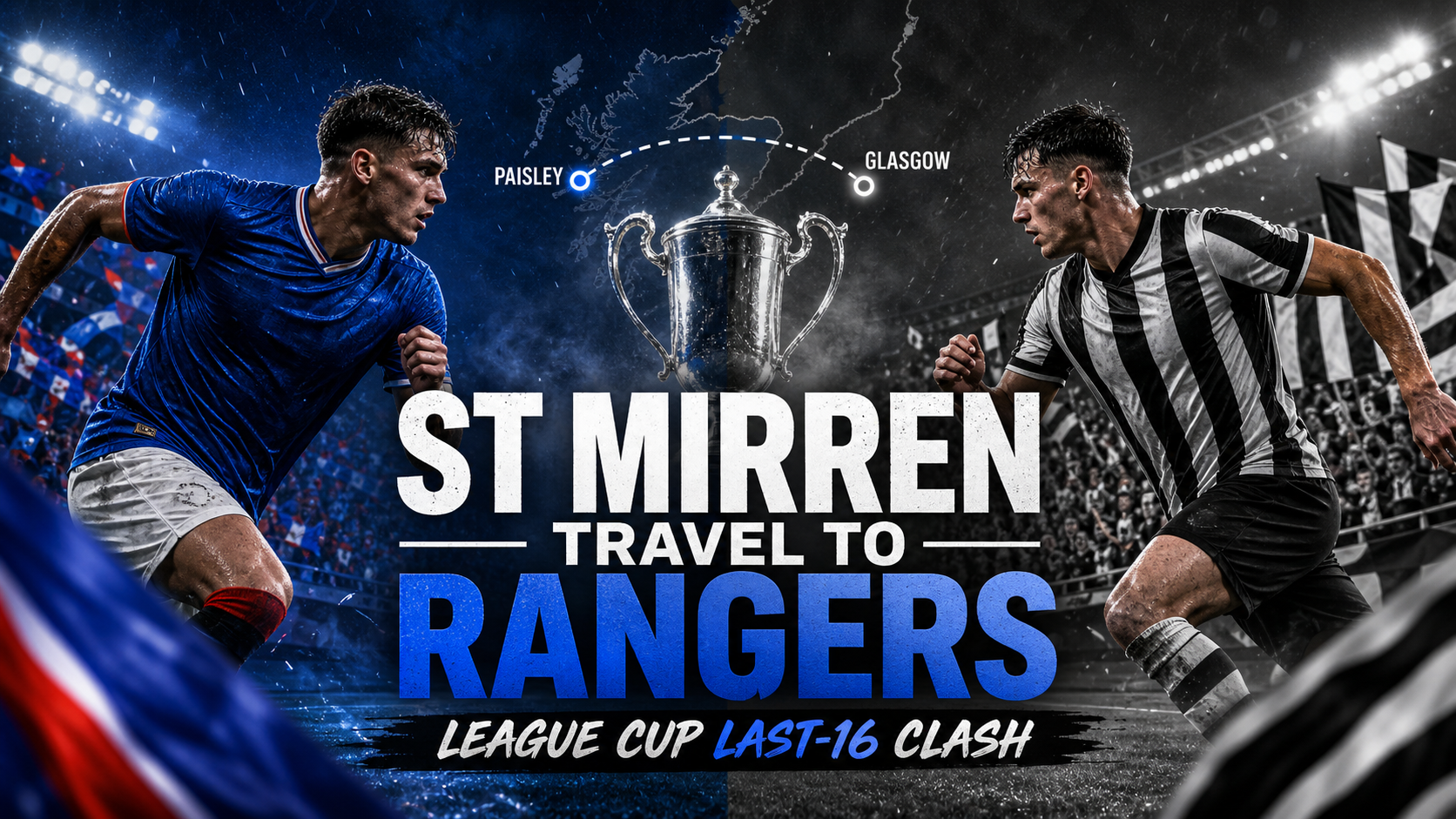 League Cup Holders St Mirren Travel to Rangers for Last-16 Clash