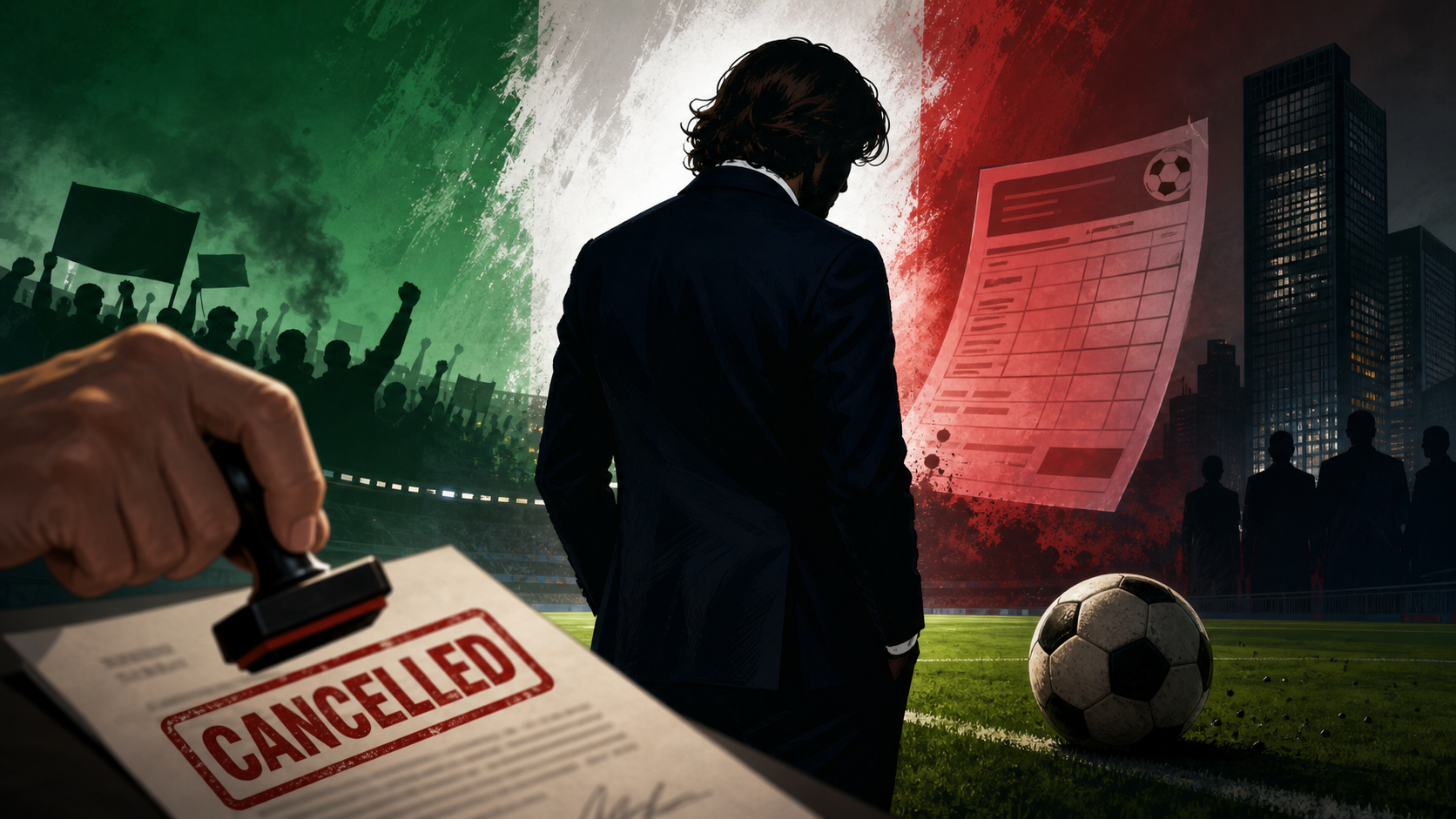 Pirlo Loses Top Italian Football Role After Backlash Over Ties to Russian Betting Company
