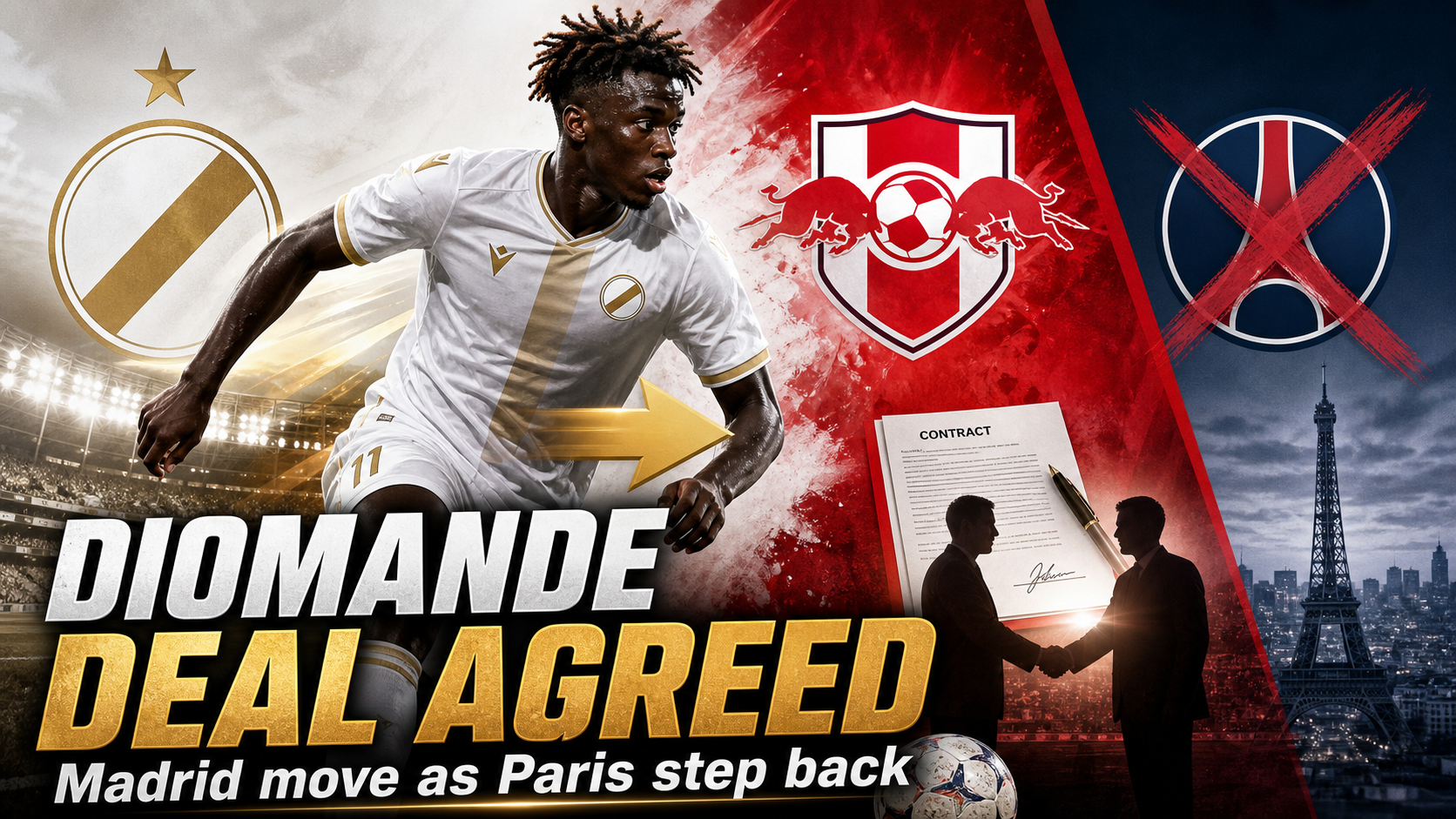 Yan Diomande: Real Madrid Reach Agreement with RB Leipzig Winger as PSG Withdraw Interest
