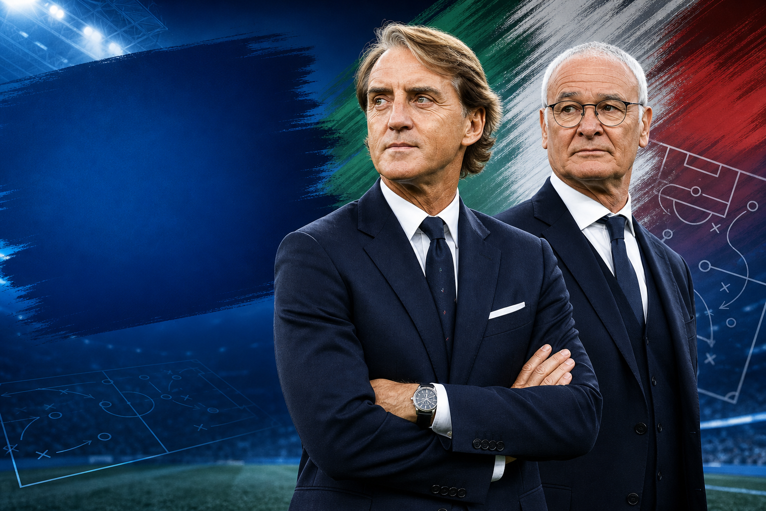 Roberto Mancini Reappointed Italy Boss as Claudio Ranieri Takes Technical Director Role