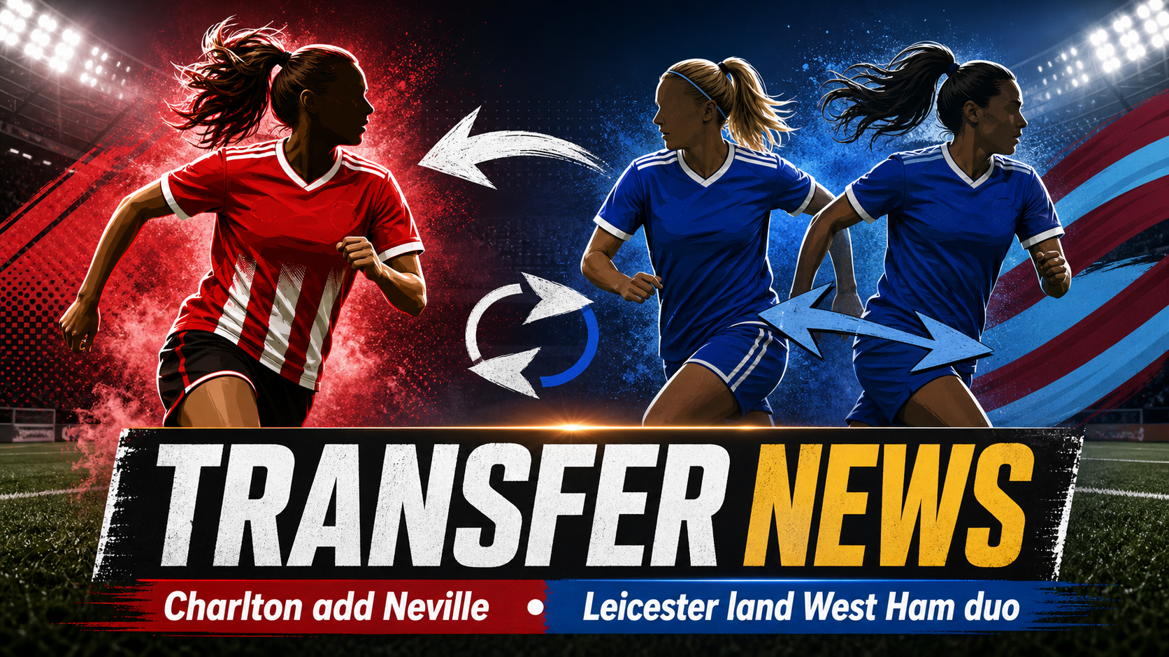 Charlton Sign Ashleigh Neville as Leicester City Land West Ham Duo