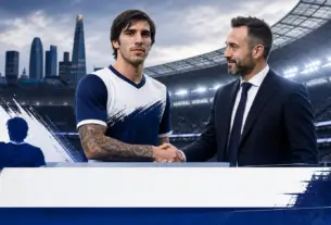 Sandro Tonali: Tottenham Manager Roberto De Zerbi Swiftly Convinced Him to Join
