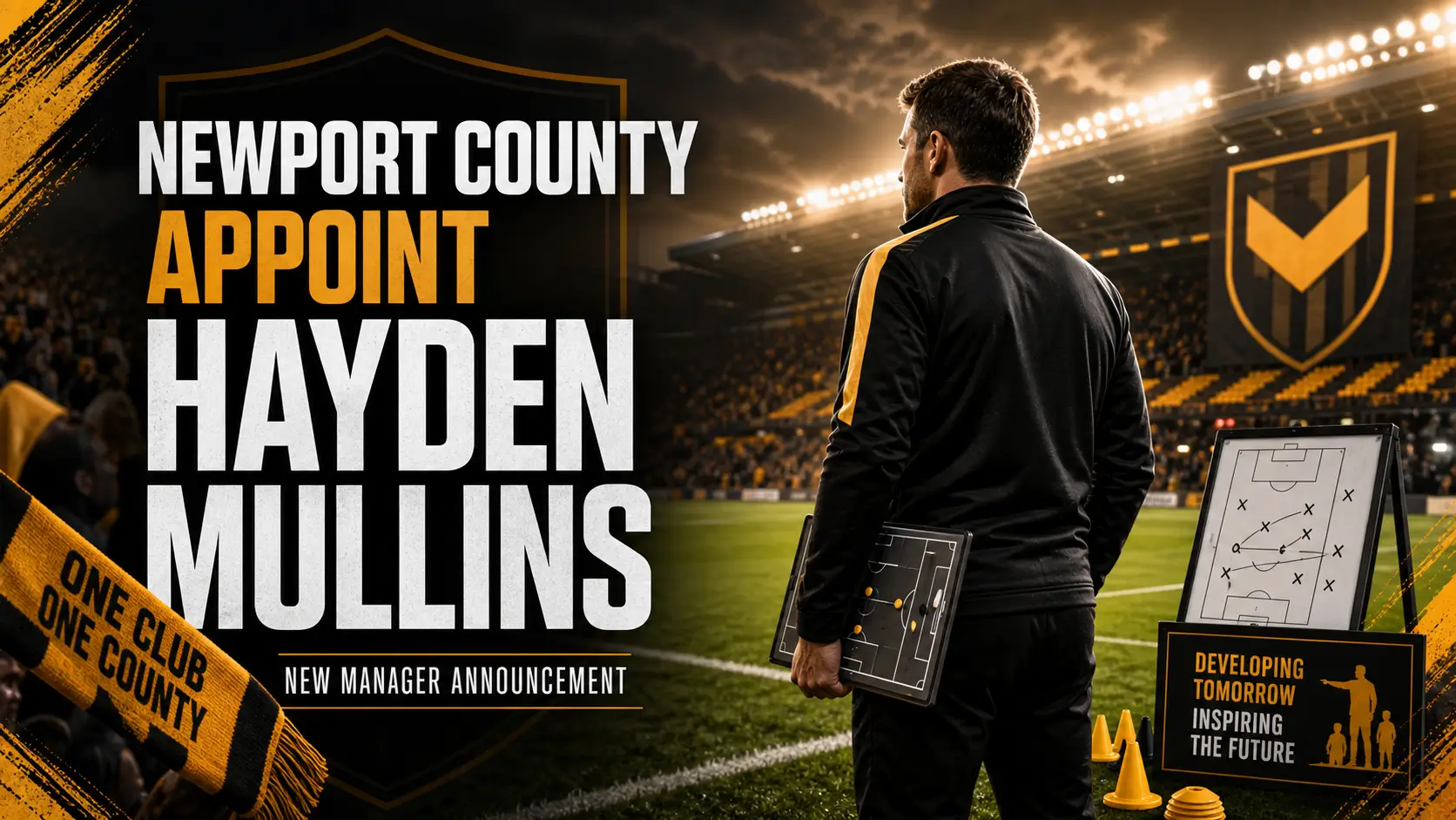 Newport County appoint Fulham U21 coach Hayden Mullins as manager