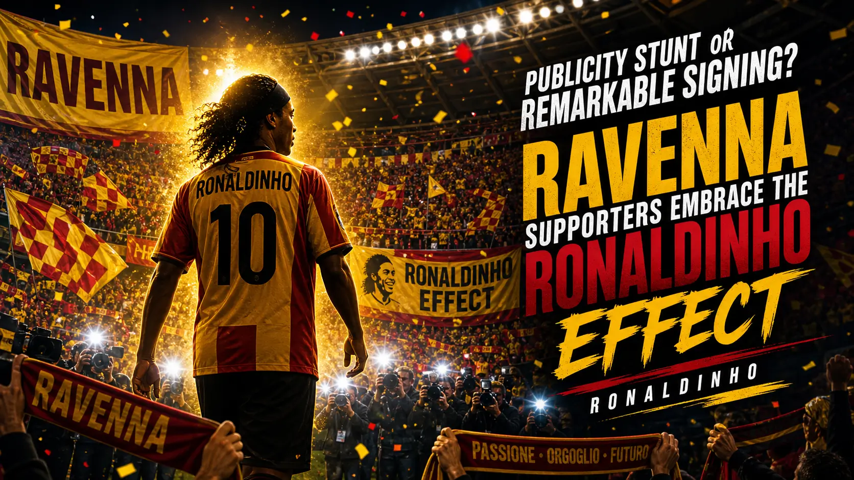 Publicity Stunt or Remarkable Signing? Ravenna Supporters Embrace the Ronaldinho Effect | Ronaldinho