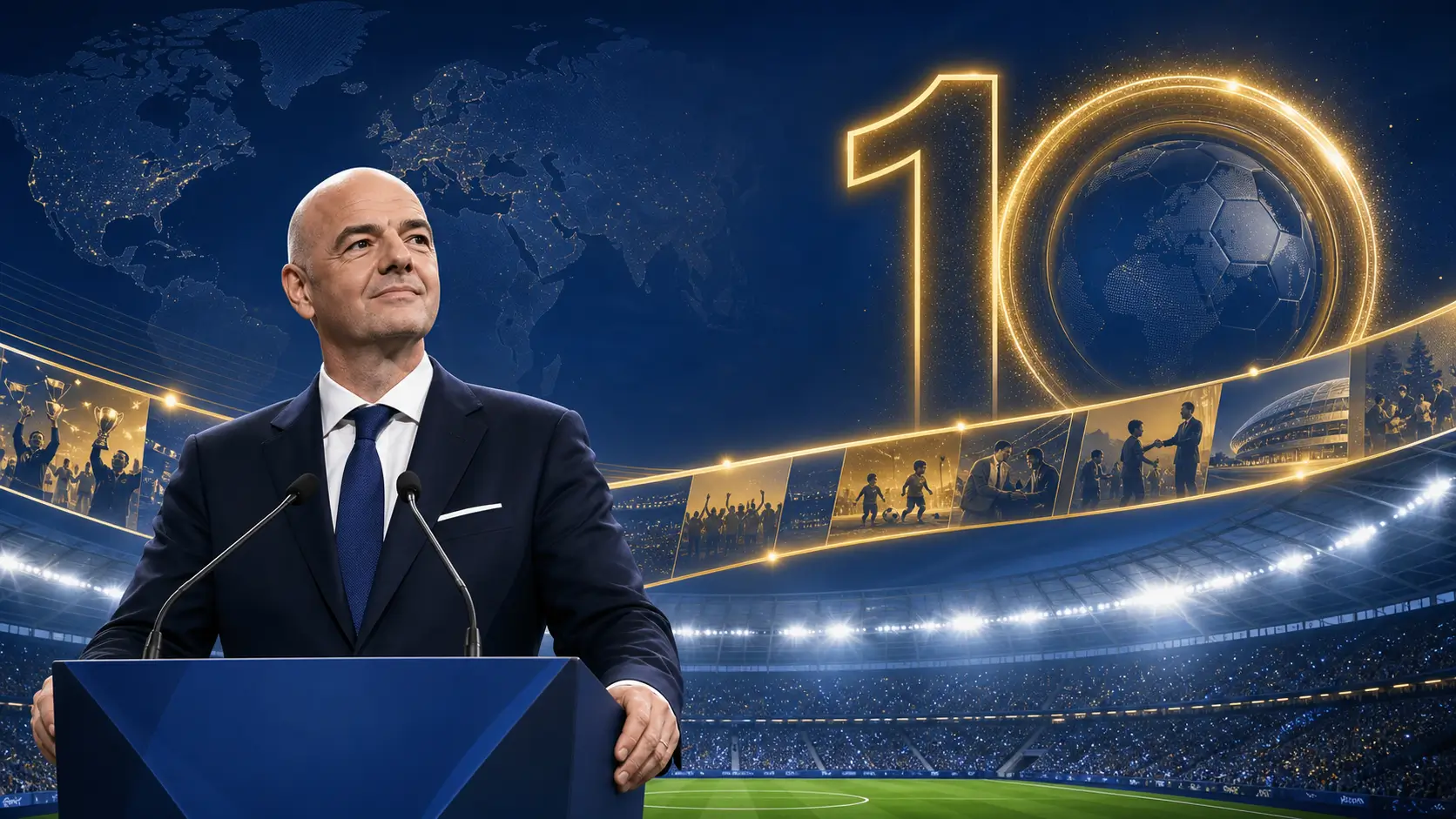Gianni Infantino Marks a Decade as FIFA President