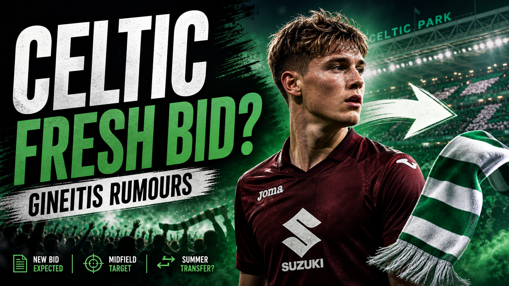 Celtic Set to Launch Fresh Bid for Gineitis - Rumours