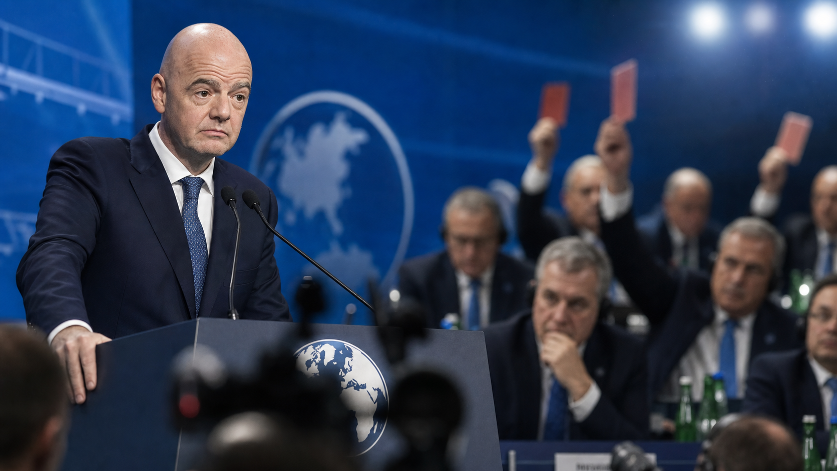 Gianni Infantino Faces Growing Pressure as UEFA Members Move to Oppose His Re-Election