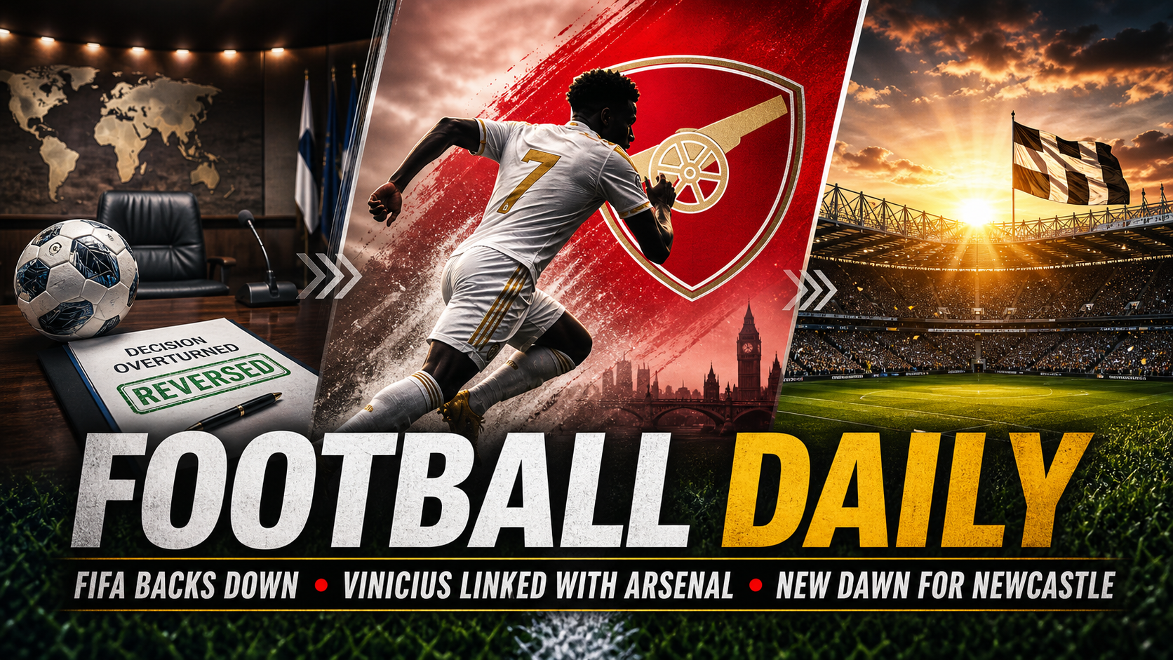 Football Daily - MNC: FIFA Backs Down, Vinicius Linked with Arsenal, and a New Dawn for Newcastle