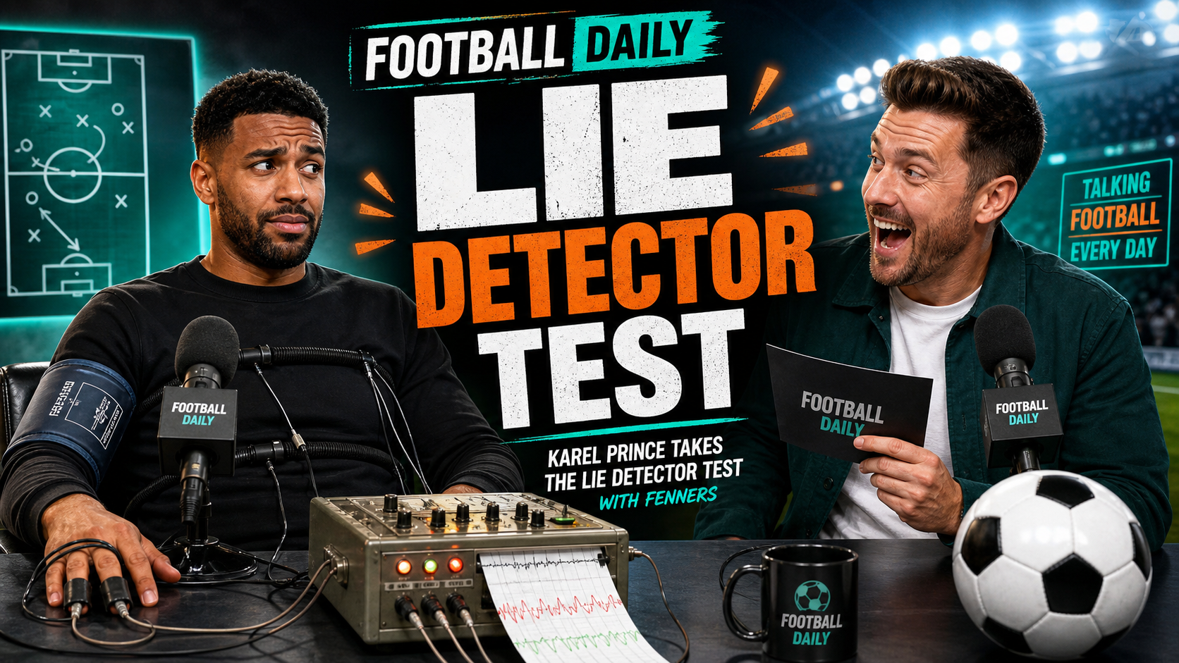 Football Daily - Karel Prince Takes the Lie Detector Test with Fenners