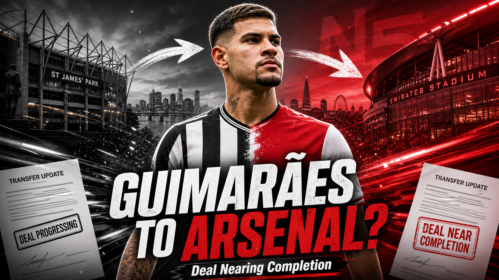 Bruno Guimaraes: Arsenal Near Deal to Sign Newcastle Captain