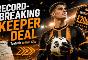 Hull City Complete Record-Breaking Deal for Goalkeeper Konstantinos Tzolakis