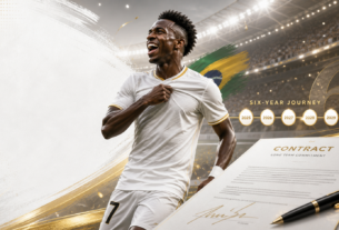 Vinicius Jr Agrees Improved Six-Year Contract with Real Madrid