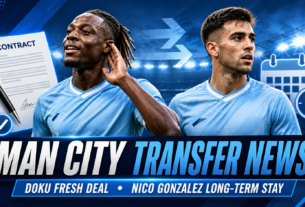 Man City Transfer News: Jeremy Doku Agrees Fresh Contract as Nico Gonzalez Eyes Long-Term Stay