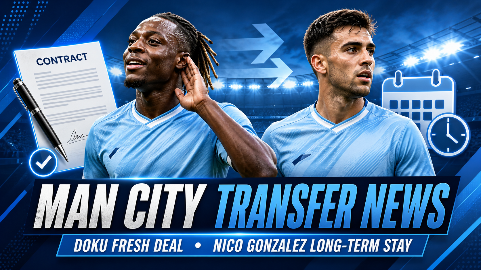 Man City Transfer News: Jeremy Doku Agrees Fresh Contract as Nico Gonzalez Eyes Long-Term Stay