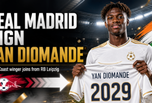 Real Madrid Sign Ivory Coast Winger Yan Diomande from RB Leipzig