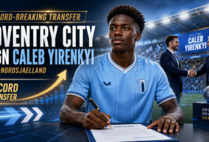 Coventry City Sign Caleb Yirenkyi from Nordsjaelland in Record-Breaking Transfer