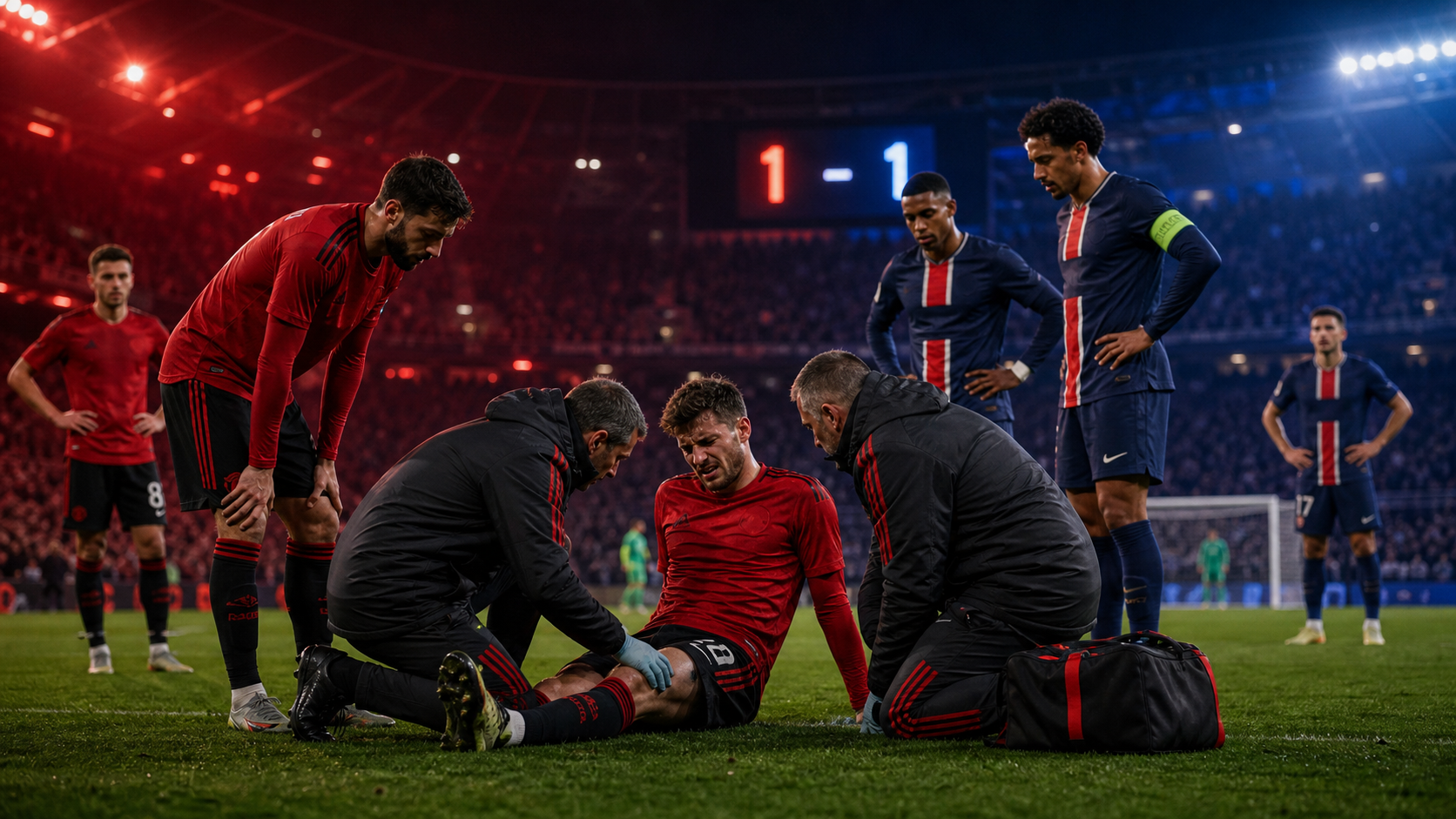 Mason Mount Injury Mars Manchester United’s Draw Against PSG | Manchester United