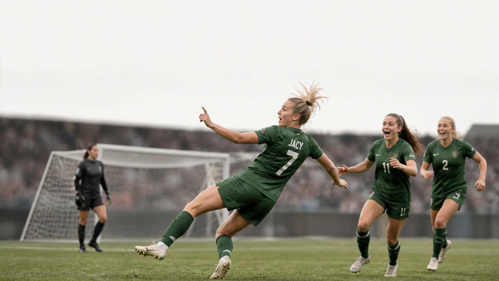 Jacy Gets 'Carried Away' After Goal Celebration Backfires