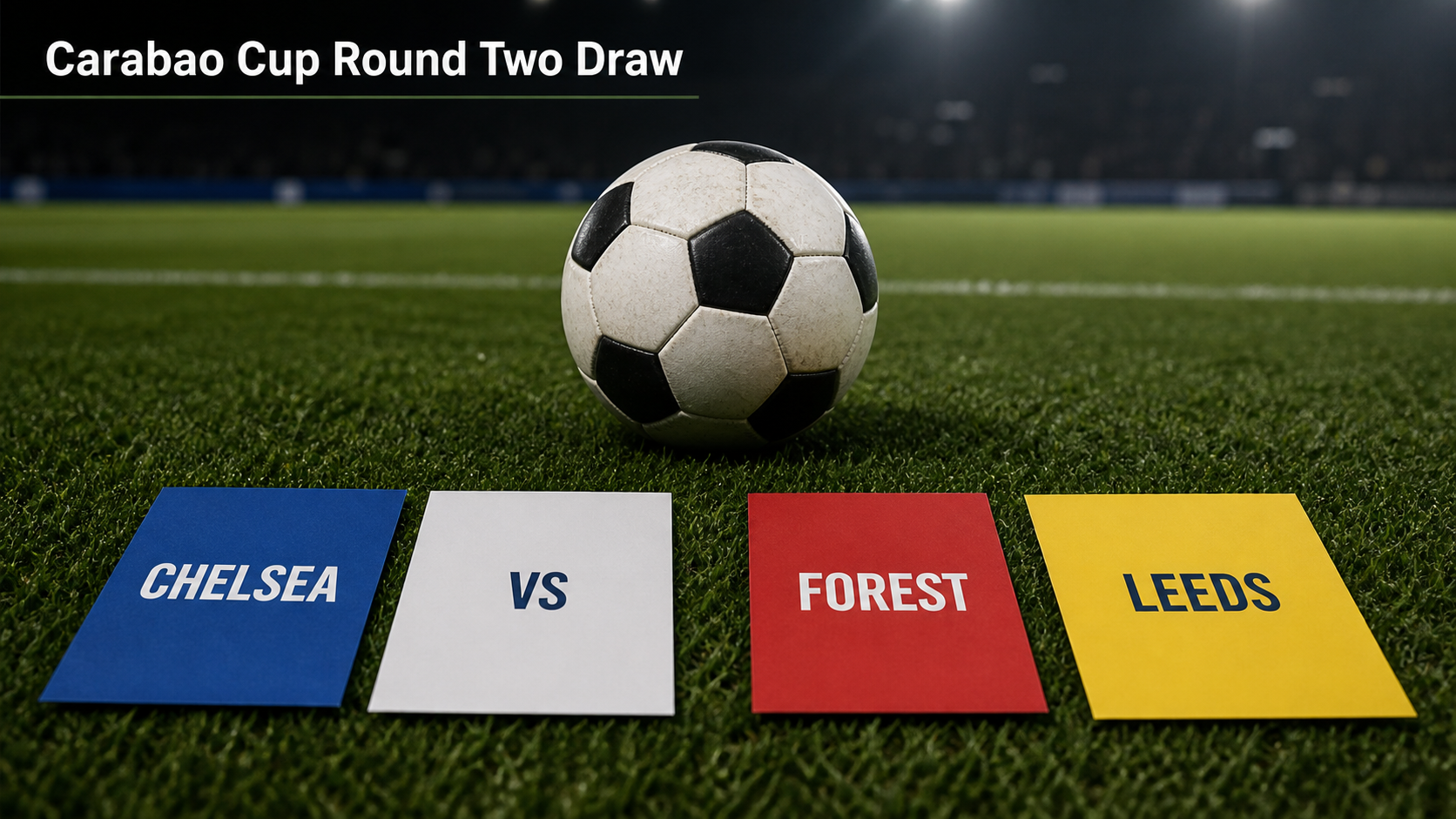 Carabao Cup Round Two Draw: Chelsea Welcome Luton, Forest Host Leeds