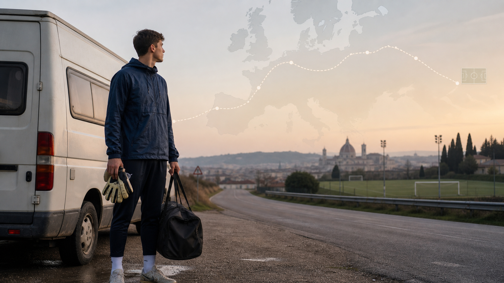 Milo Beimers: Goalkeeper Travels 2,000 Miles Across Europe by Van in Search of a New Club