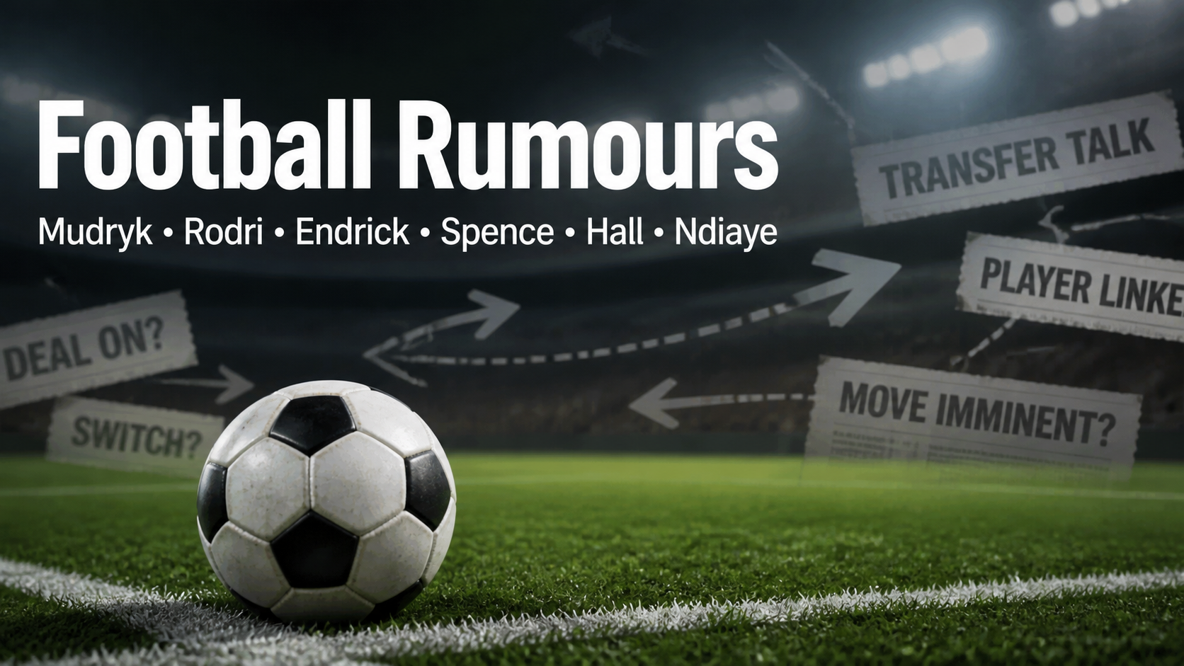 Football Rumours: Mudryk, Rodri, Endrick, Spence, Hall and Ndiaye
