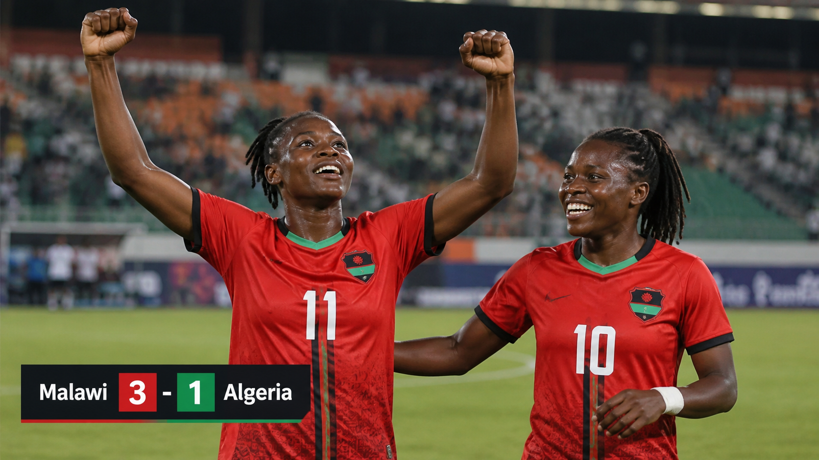 Wafcon 2026: Chawinga Sisters Propel Malawi Past Algeria 3-1 and Into the Final