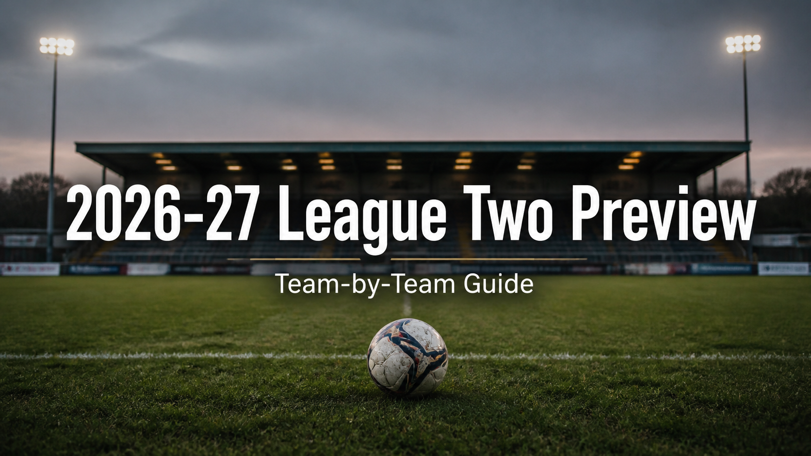 2026-27 League Two Preview: A Team-by-Team Guide to the New Season