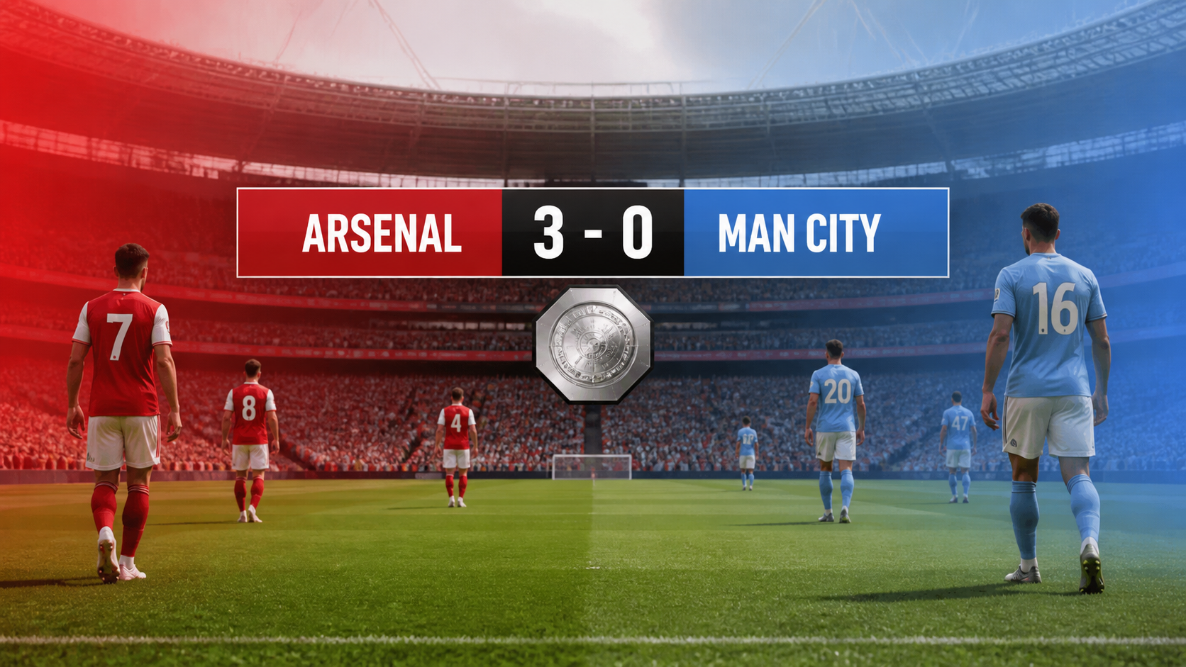Arsenal 3-0 Manchester City: Player Ratings as Gunners Cruise to Community Shield Victory