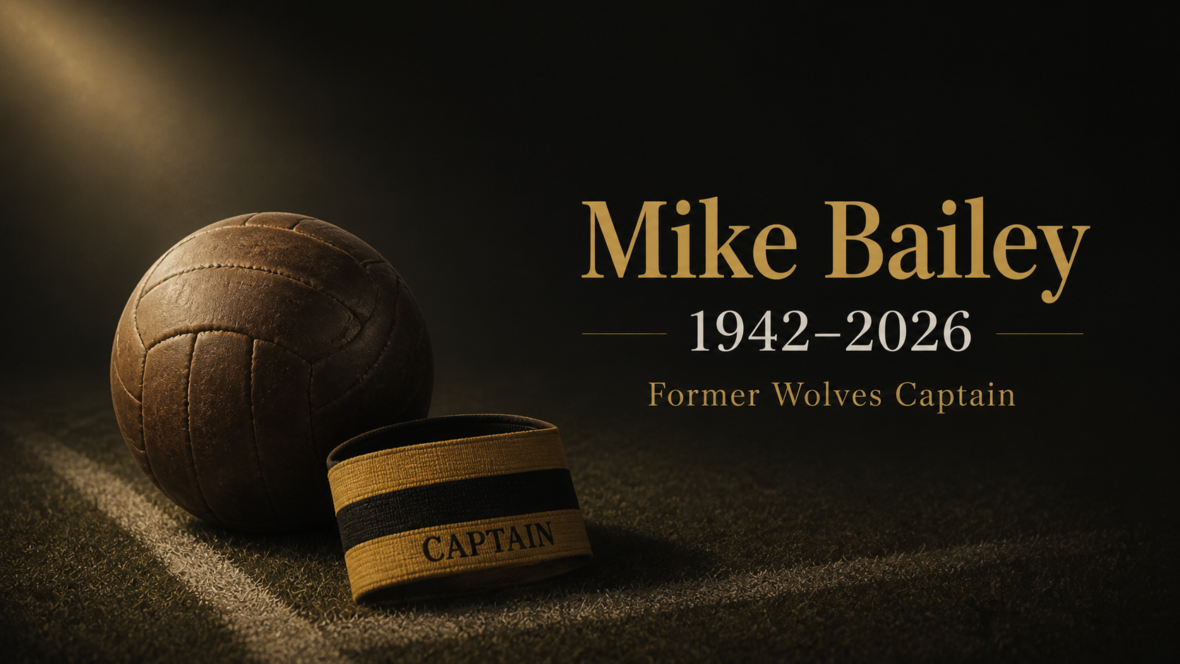 Former Wolves Captain Mike Bailey Passes Away at 84