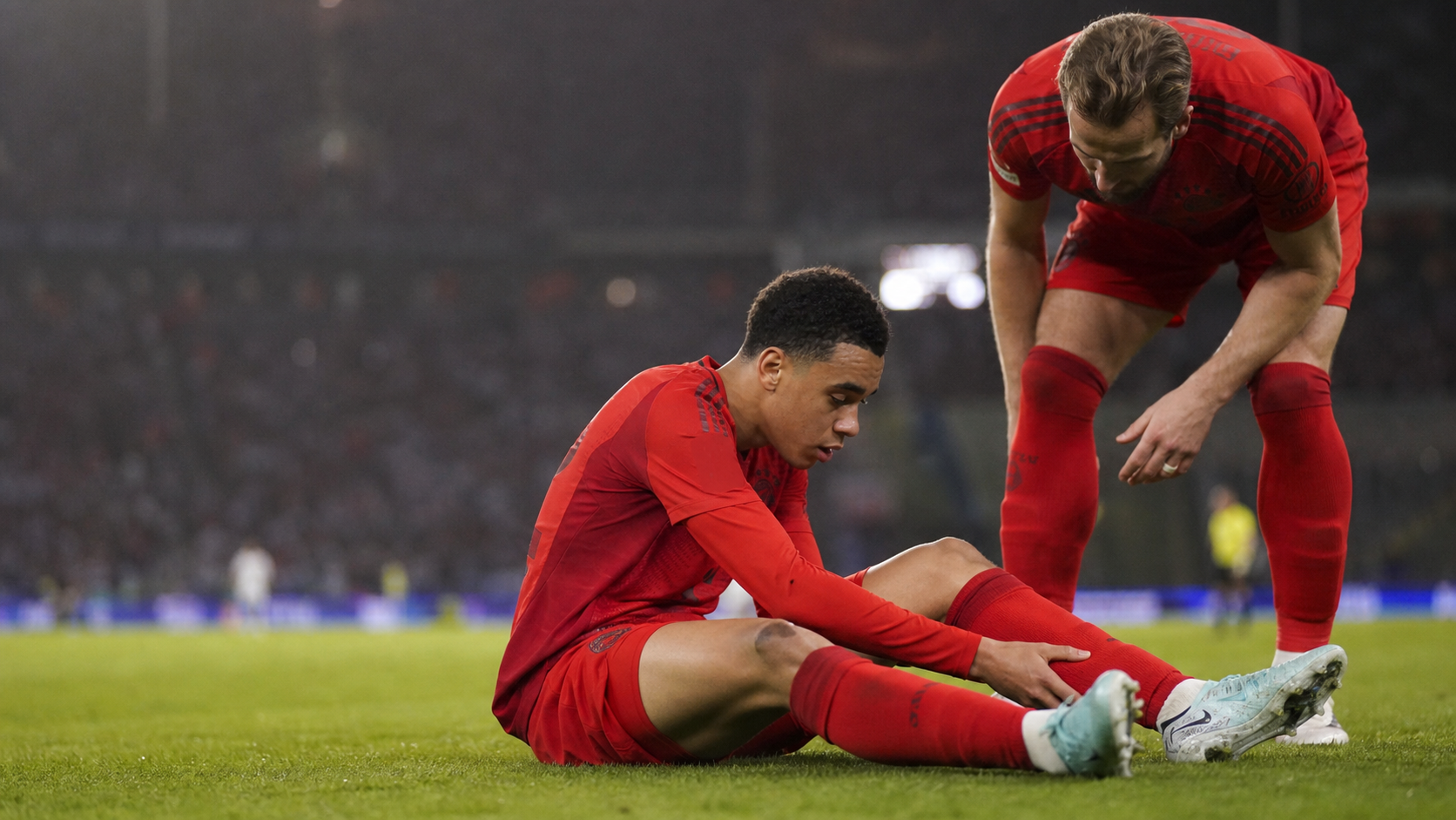 Jamal Musiala Goes Down During Bayern Munich Game for Second Time in Four Days
