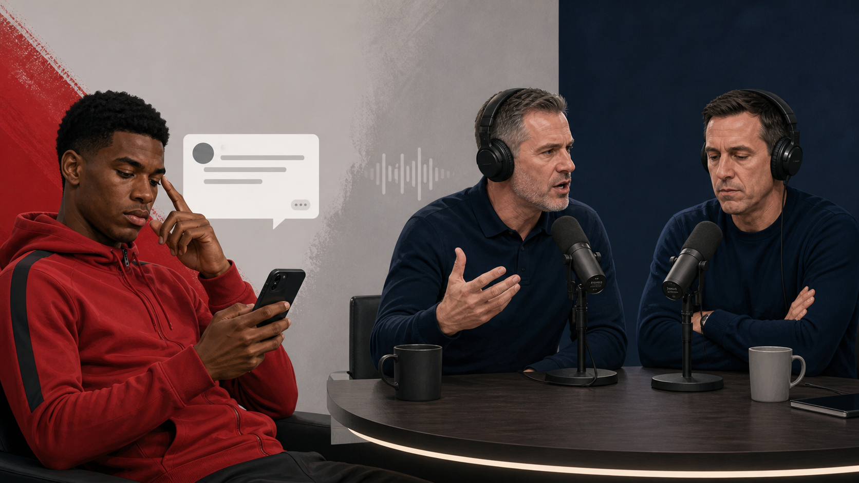 Marcus Rashford Responds After Jamie Carragher Silences Gary Neville on Podcast