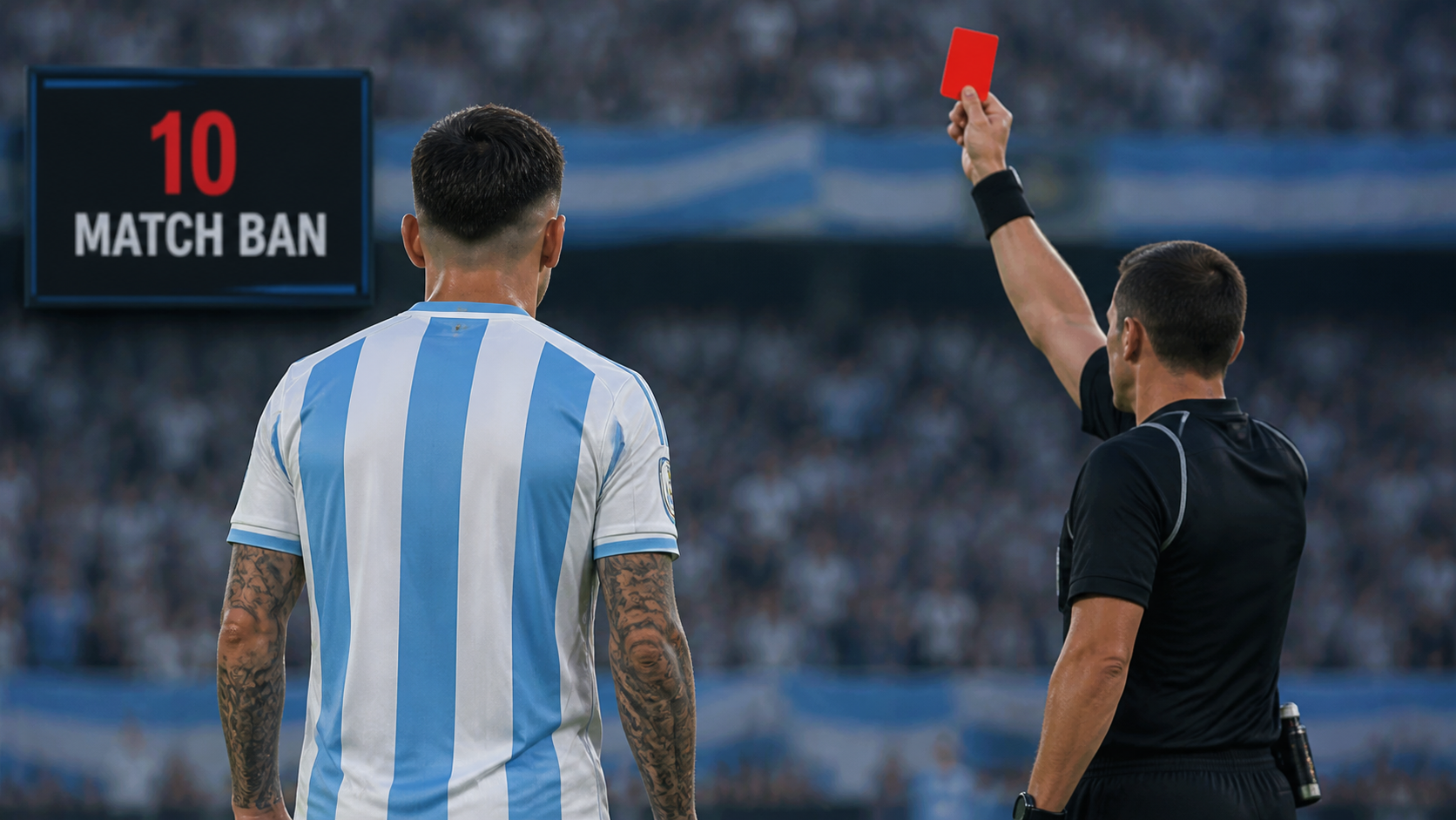 World Cup 2026: Argentina's Paredes handed 10-match ban for final altercations