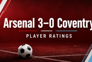 Arsenal 3-0 Coventry: Player Ratings