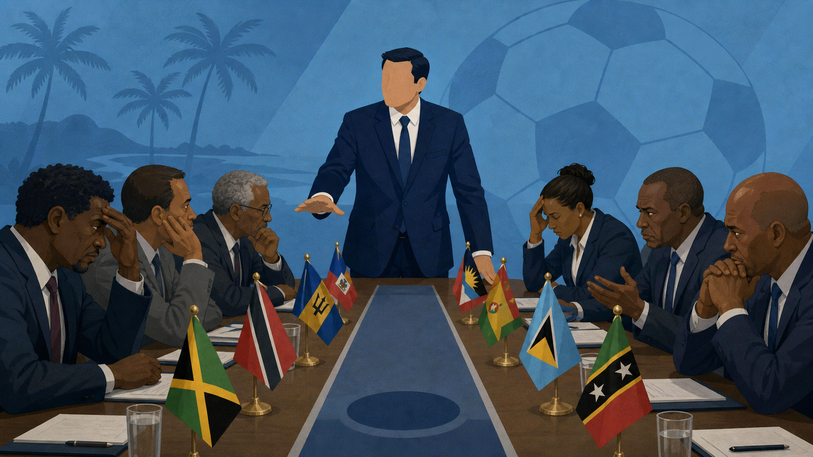 Infantino Enrages Concacaf Countries After Taking Over Caribbean Meeting | Fifa