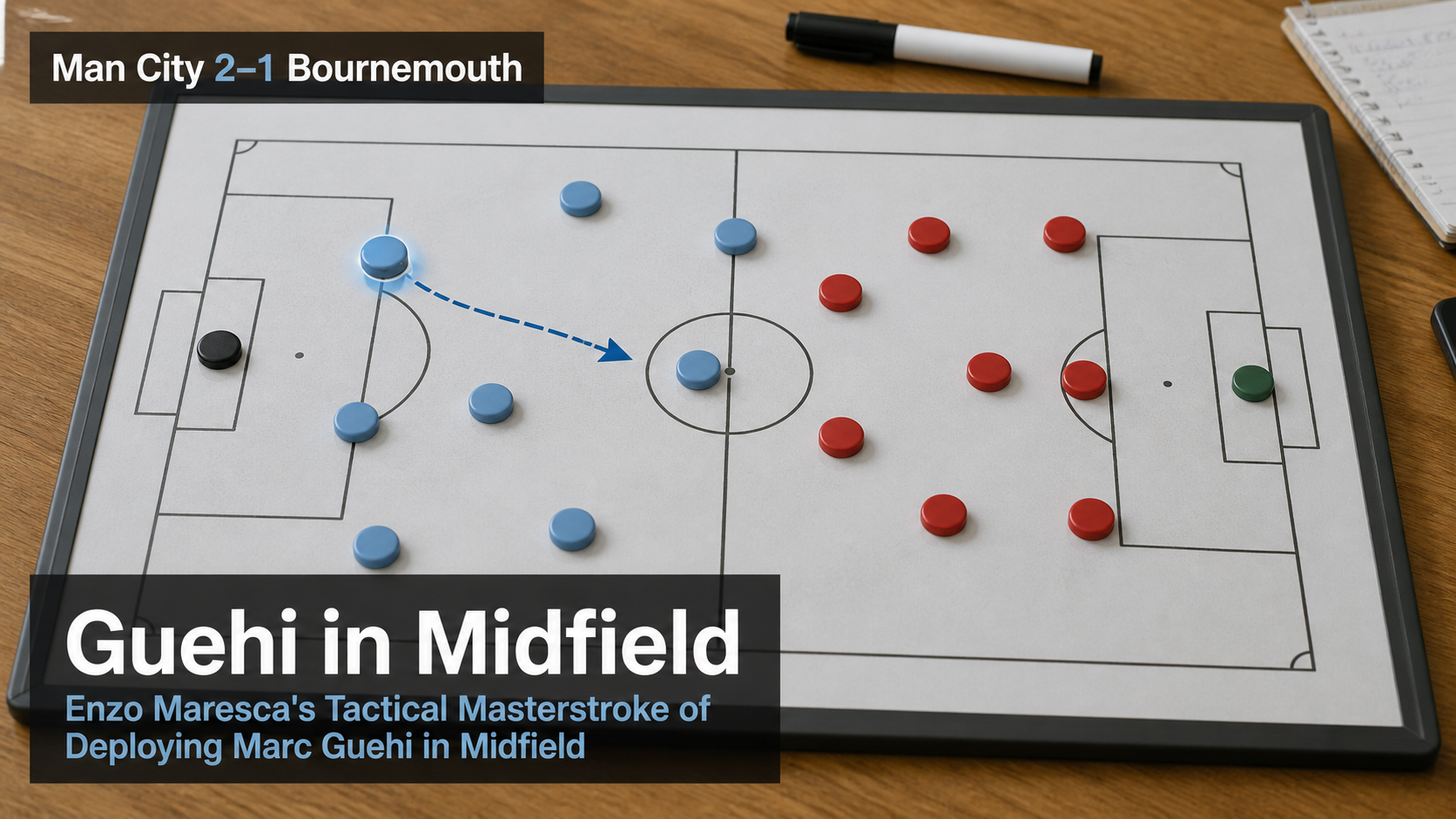 Man City 2-1 Bournemouth: Enzo Maresca's Tactical Masterstroke of Deploying Marc Guehi in Midfield