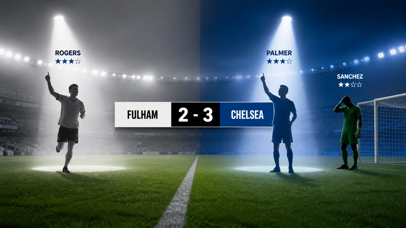 Fulham 2-3 Chelsea: Rogers and Palmer Shine While Sanchez Falters - Player Ratings