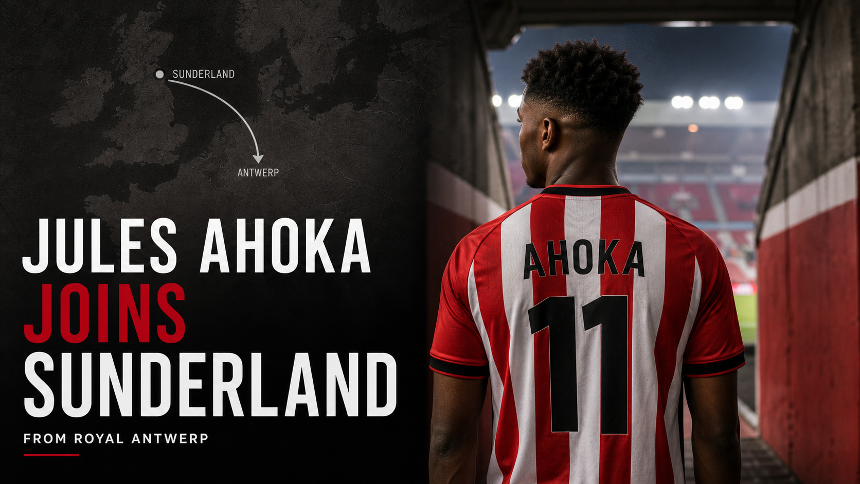 Jules Ahoka Joins Sunderland from Royal Antwerp