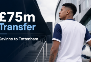 Tottenham Complete £75m Signing of Manchester City Winger Savinho