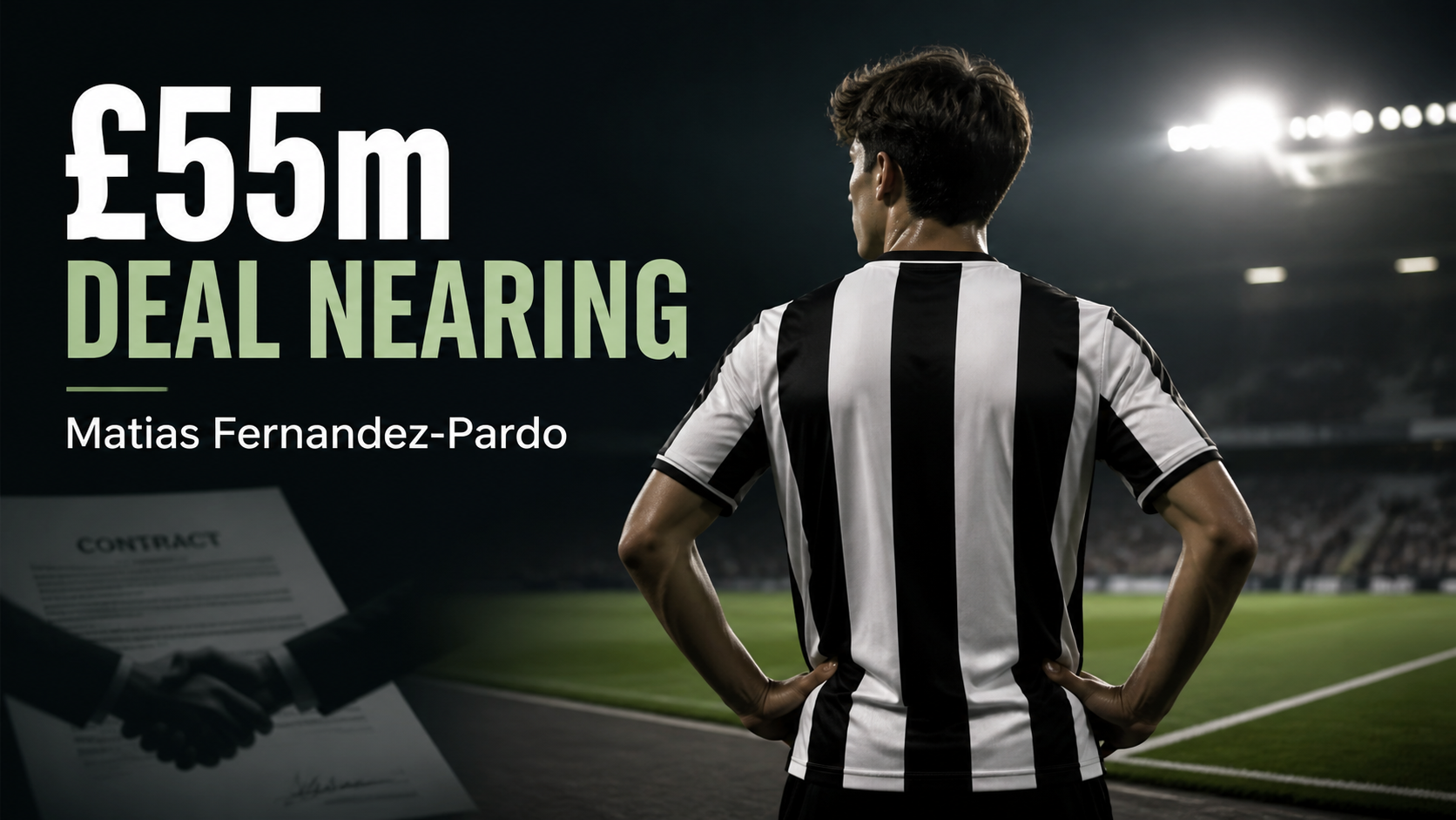 Newcastle Nearing £55m Deal for Matias Fernandez-Pardo