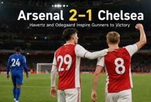 Arsenal 2-1 Chelsea: Havertz and Odegaard Inspire Gunners to Victory