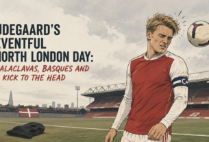 Ødegaard’s Eventful North London Day: Balaclavas, Basques and a Kick to the Head | Football