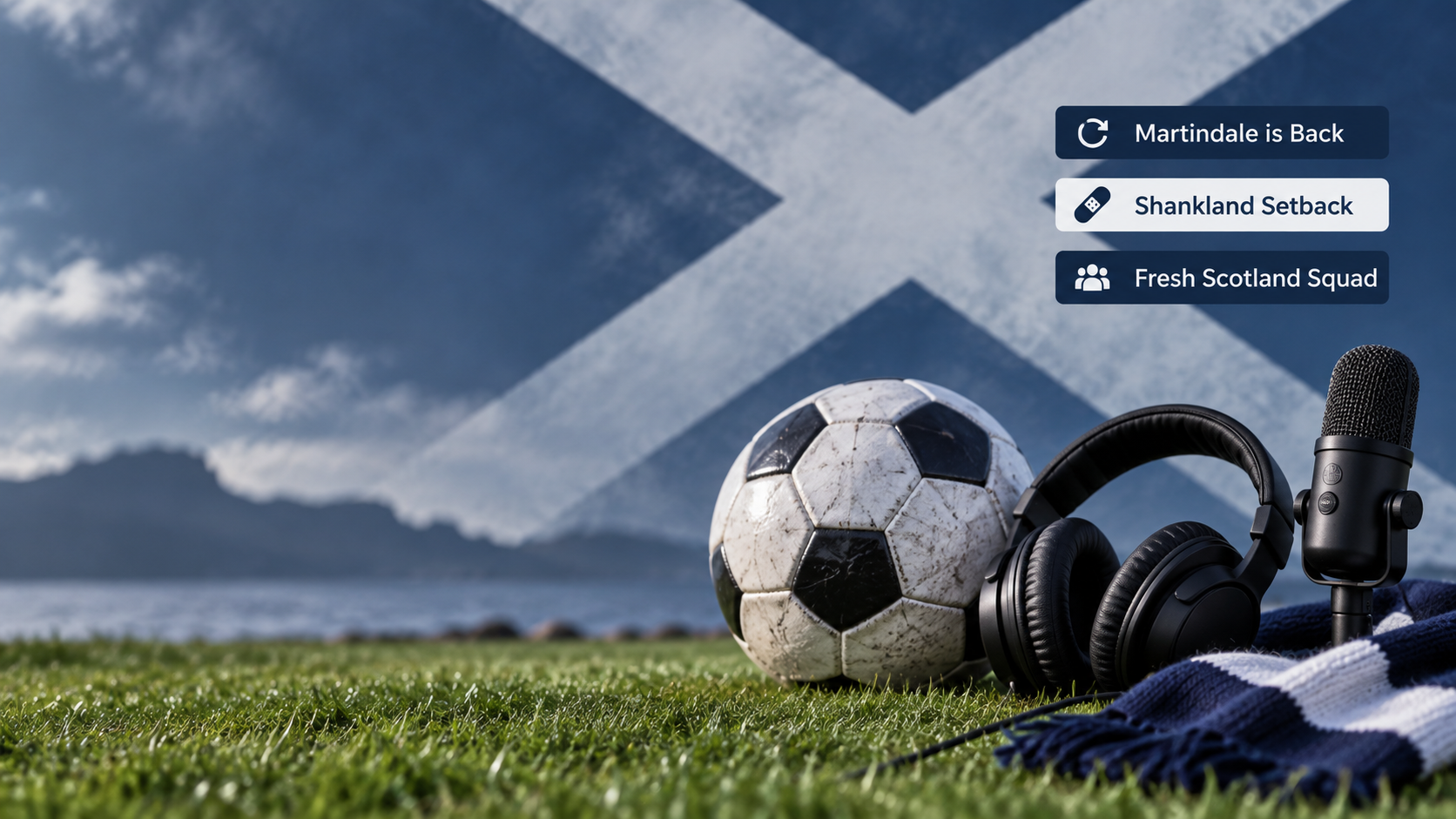Scottish Football Podcast – Martindale Is Back, Shankland Setback and Scotland’s Fresh Squad