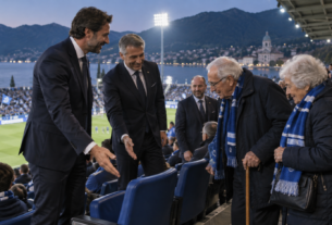 Como officials surrendering seats to elderly fans for Champions League debut