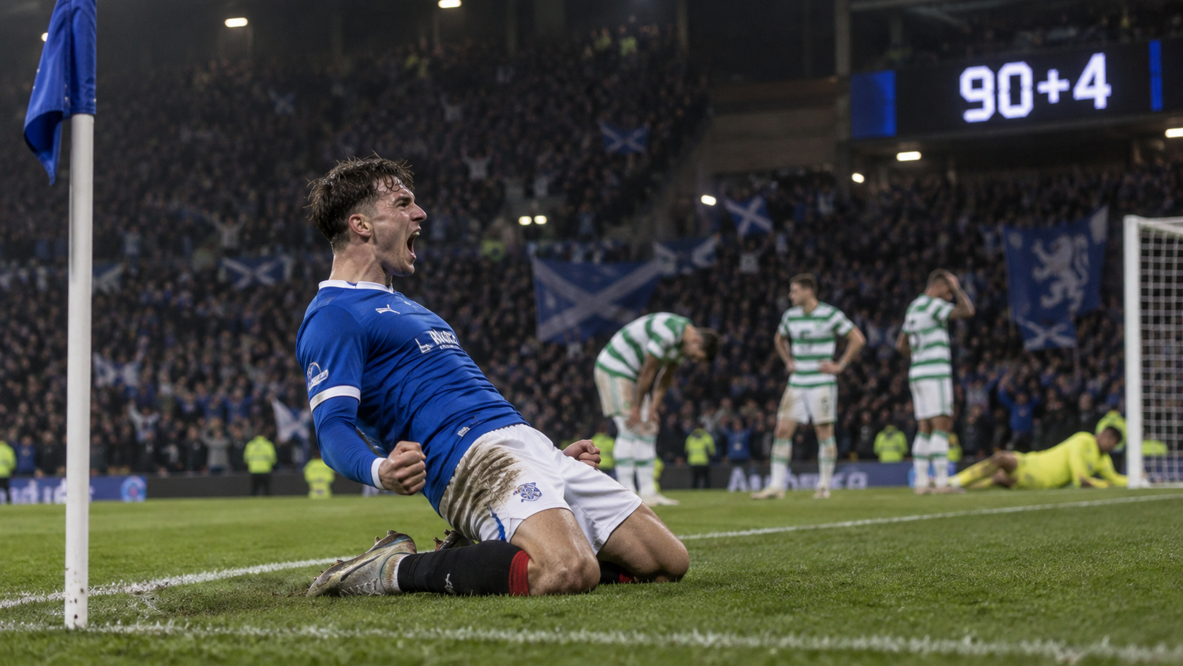 Last-Gasp Goal Keeps Rangers on Course for Old Firm Double-Header