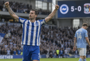 Lewis Dunk Stunner Inspires Five-Star Brighton Rout of 10-Man Coventry | Premier League